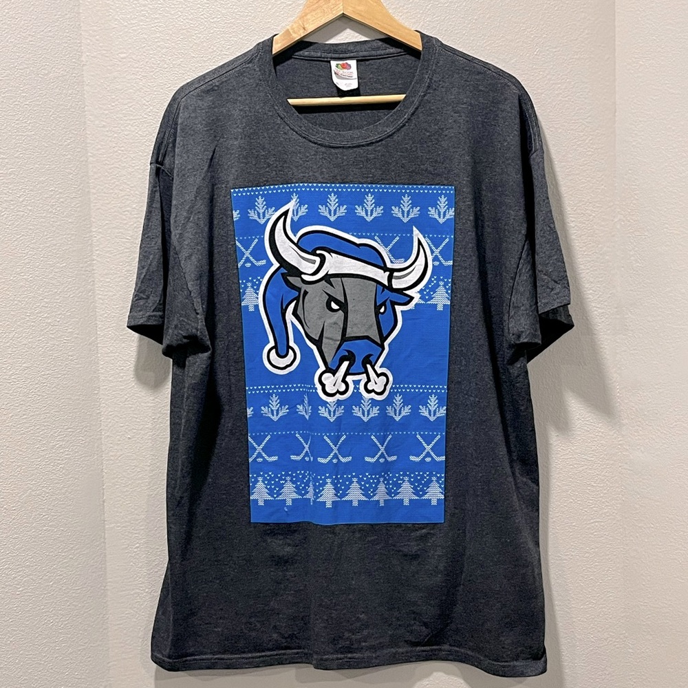 NWOT San Antonio Rampage Christmas Sweater T-Shirt - XL